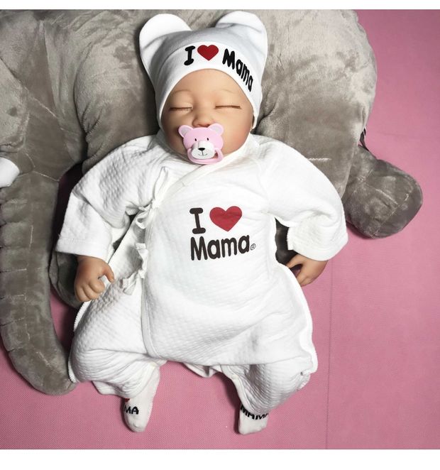 Tôi yêu mẹ sơ sinh hộp quà tặng trăng tròn trăm ngày phụ nữ mang thai quà tặng em bé mùa xuân và mùa thu quần áo cotton bán hộp quà tặng bé sơ sinh