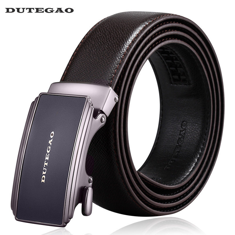Belt Male Young pants with automatic buckle Han version Brief Calf Leather Business Casual Middle-aged Men's Belt b490yb