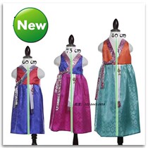 Korean childrens apron Hanbok Korean national style handicrafts Baby childrens painting Dinner blouse gifts