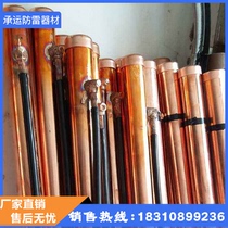 Factory direct electrolytic ion grounding rod pure copper copper clad steel zinc clad steel anti-corrosion ion grounding rod pole