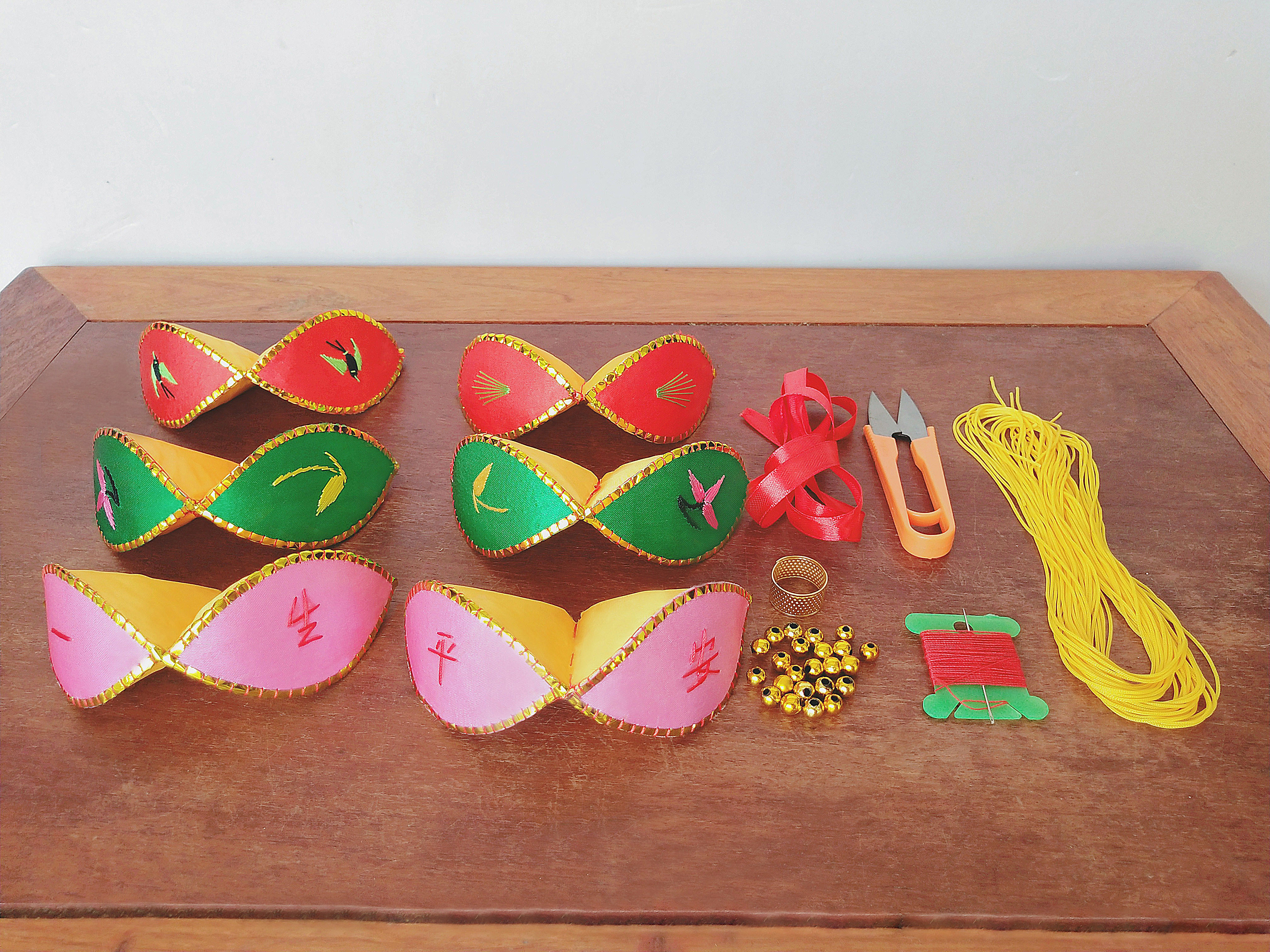 Hydrangea pure handmade semi-finished product experience making hydrangea material package Guangxi Jingxi jiuzhou hydrangea children's homework