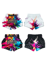 Thai Fairtex Thai Boxing Loose combat sport fitness entraînement shorts blanc trendy âme mâle et femelle