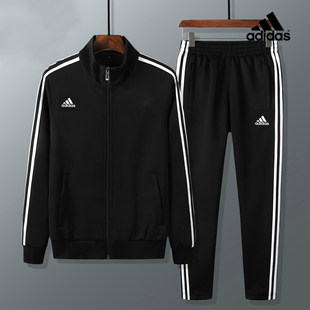 Adidas, осенняя спортивный костюм, куртка, штаны, комплект, свободный прямой силуэт