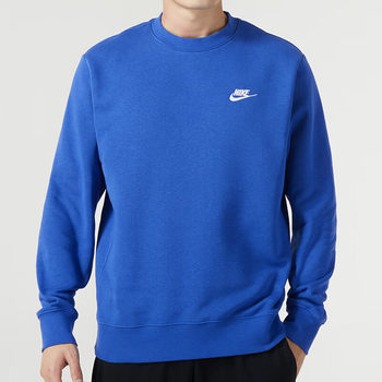 Nike ເສື້ອກິລາ velvet ສີຟ້າແທ້ຢ່າງເປັນທາງການ
