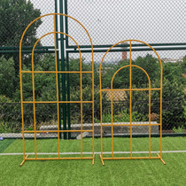 New wedding props iron art styling stage backscreen arch wedding plate props wedding area