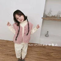 Sản phẩm dành cho trẻ em 18 mùa đông Cô gái tùy chỉnh Hàn Quốc giả áo len Úc cộng với nhung dày thoải mái đa năng thoải mái áo len nam thu đông bé trai