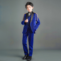 Boys' suit suit handsome British flower girl dress children's little suit presides over three piano costumes