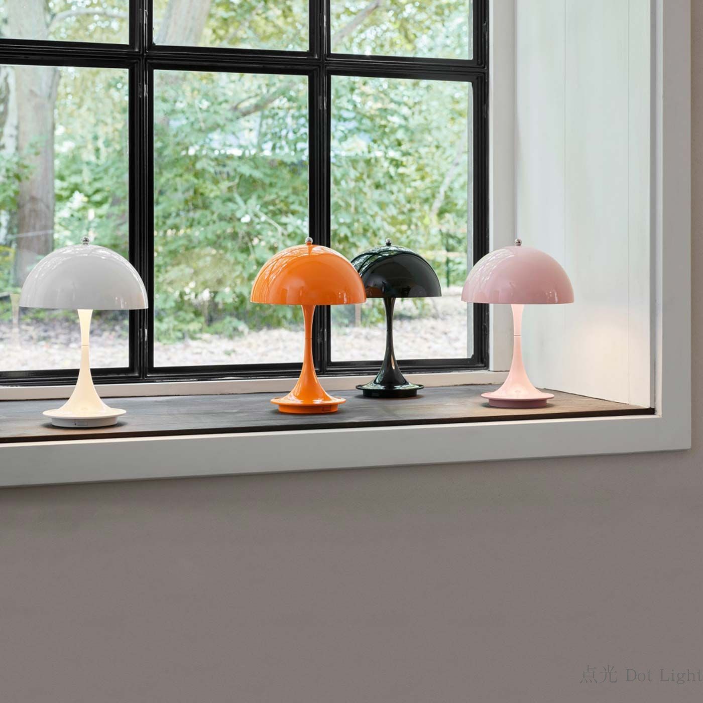 Danish Louis Poulsen Panthella portable table lamp Nordic brief teenage girl LED dimming outdoor-Taobao