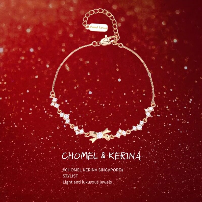 7 New Year's Eve gifts s925 pure silver small crummy diamond bracelet with female light extravagant and sophisticated senior Girlfriend Girlfriend Birthday-Taobao