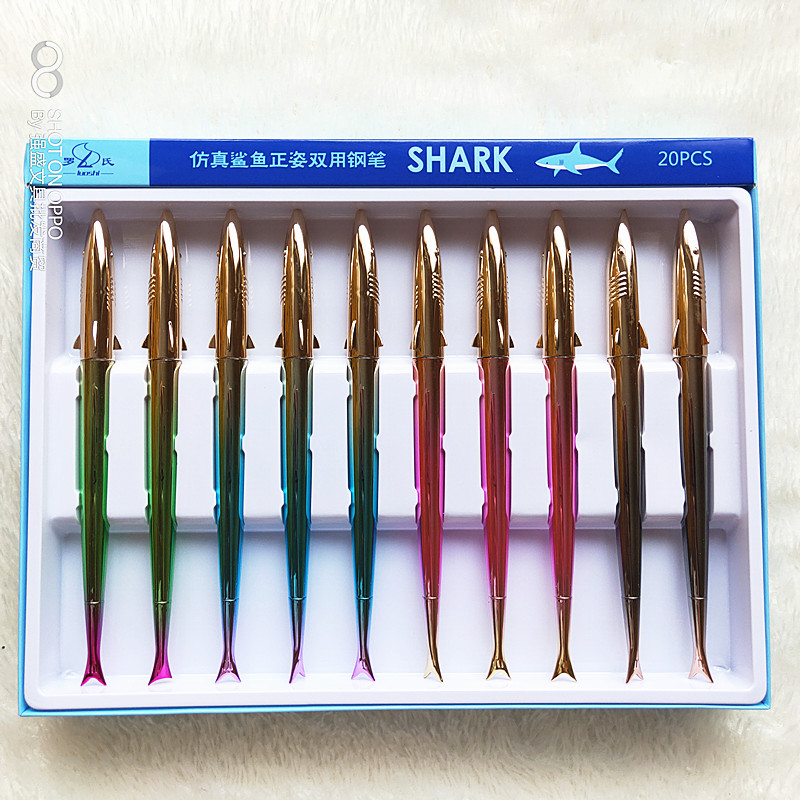 Roche Emulation Shark Lobster Fairy and other posthicher ink dual-use pens look good and use the whole box more affordable