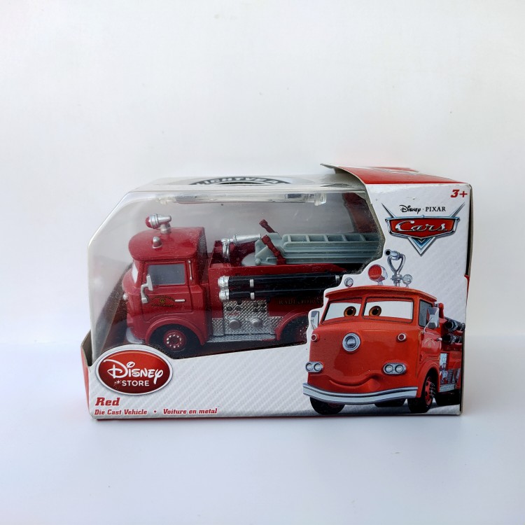 Genuine Bulk Cargo Car Total Mobilised Alloy Racing Toy Lightning Mckun Fire Truck Model Pendulum Gift Box