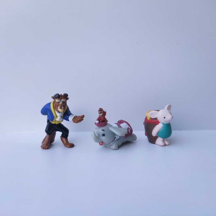 Loose goods Beauty and the Beast Bear Poe Poe Pig Small Flying Elephant Paparazzi Model DIY Cream Glue Material Toy Swing-Taobao