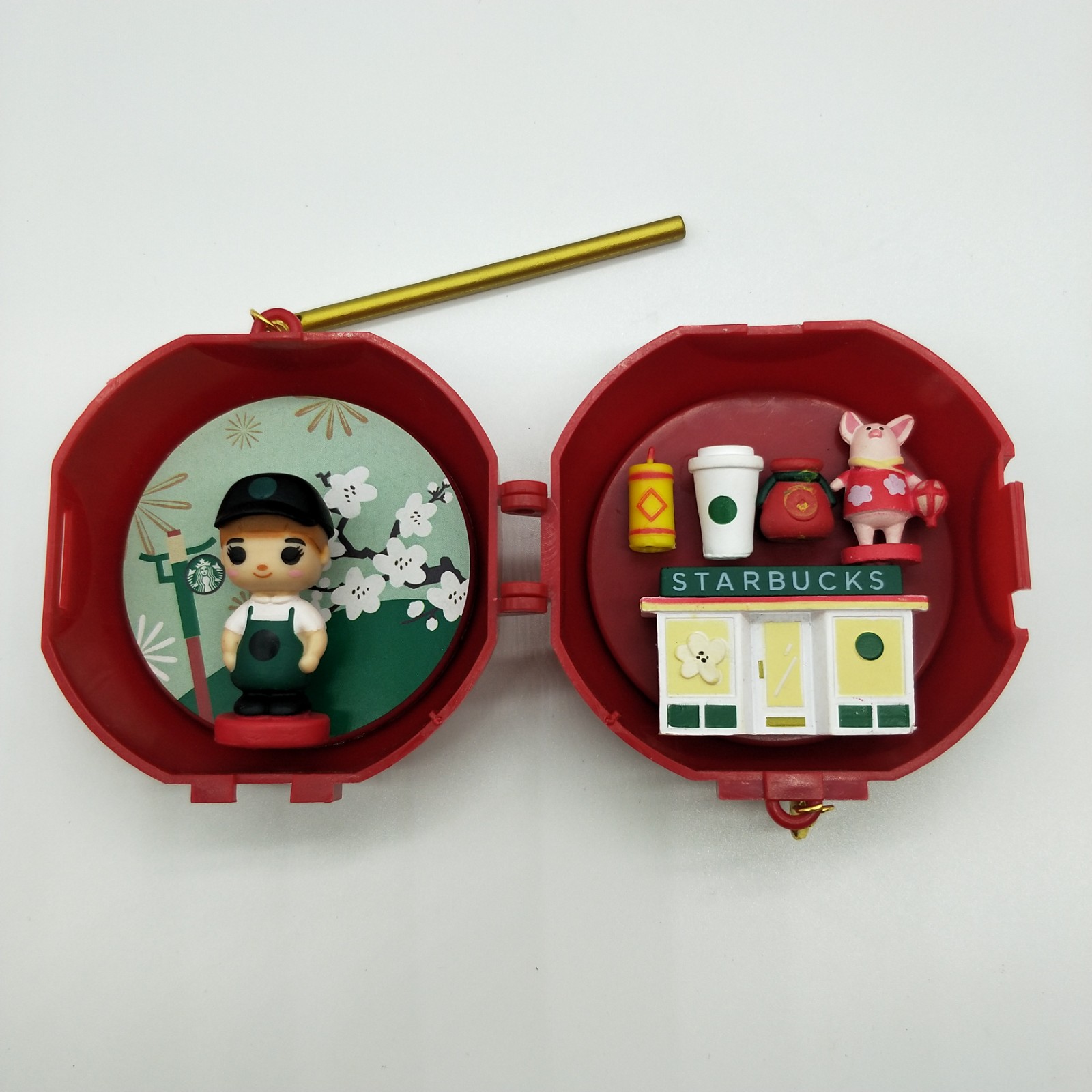 Bulk cartoon pig lantern new year mini auspicious pig spring palm bright pig gift doll ornaments toy