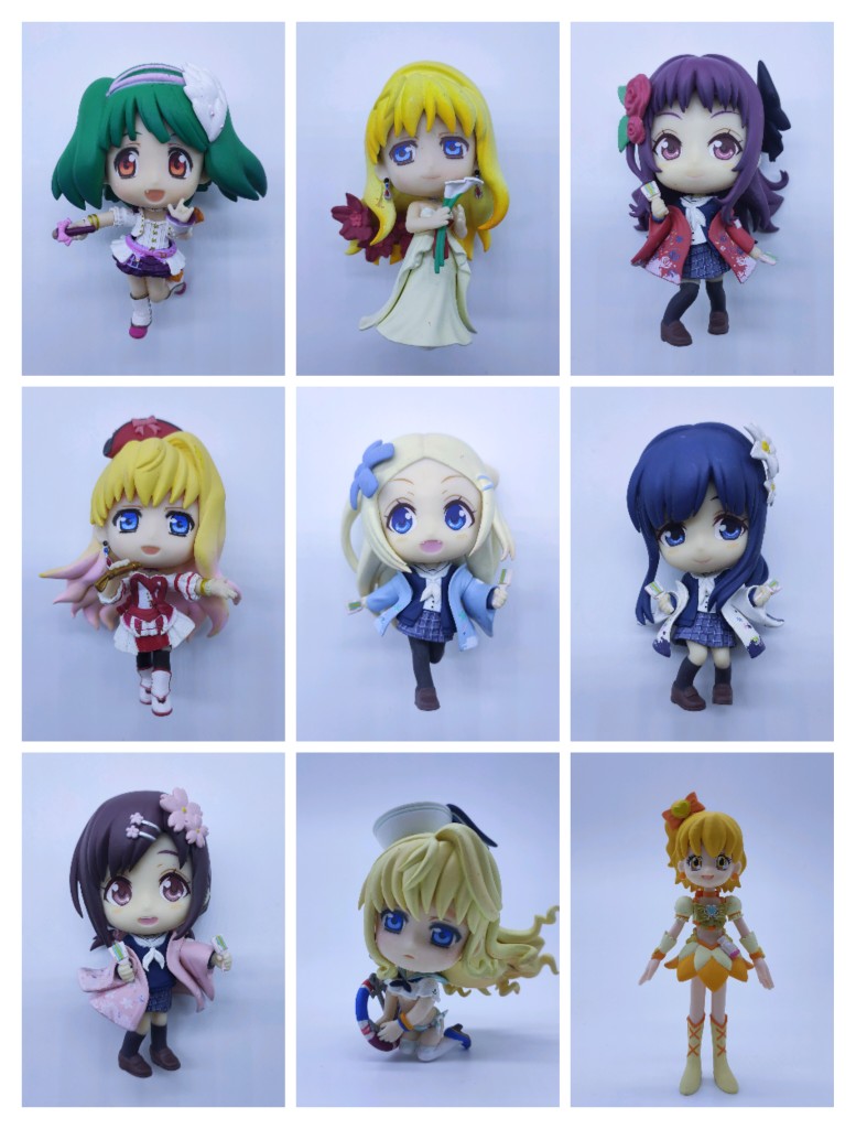 Real bulk bulk overtime and space fortress Flower Dance girl Q clay doll hands office around