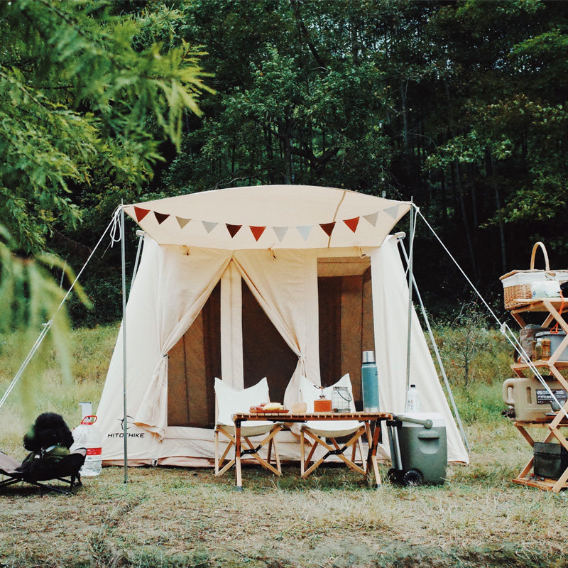 In Retro Canvas CampgroundsFlag Camping Equipment Camping Atmosphere Flag Picnic Supplies