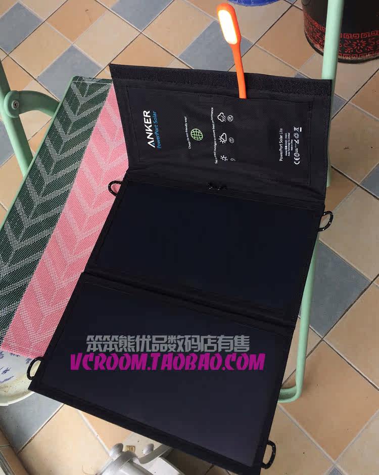 Зарядное устройство 美国安科anker高效转换15w/21w大功率便携式电源野营太阳能充电器