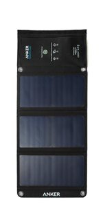 Зарядное устройство 美国安科anker高效转换15w/21w大功率便携式电源野营太阳能充电器