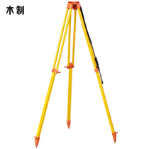 High quality level gauge tripod accessories warp-meter tripod aluminium alloy full station instrument wooden triangular bracket
