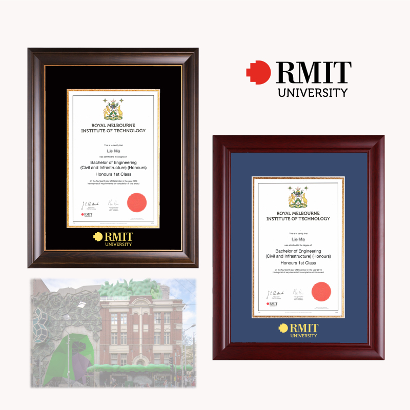 Australian Royal Melbourne Institute of Technology Certificate Framed Frame Rmit Graduation Photo Frame Solid Wood Protective Frame Souvenir Australian Royal Melbourne Institute of Technology Certificate Framed Frame Rmit Graduation Photo Frame Solid Wood Protective Frame Souvenir