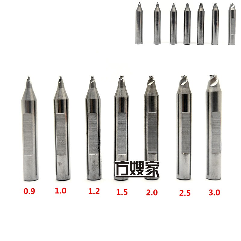 Sb3 Ruizheng general generation overlord tungsten steel end mill 0 9-3 0 Vertical machine milling cutter Fang sister-in-law