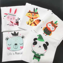 3 baby saliva towel baby kindergarten small handkerchief handkerchief children wash face square towel cotton soft thin