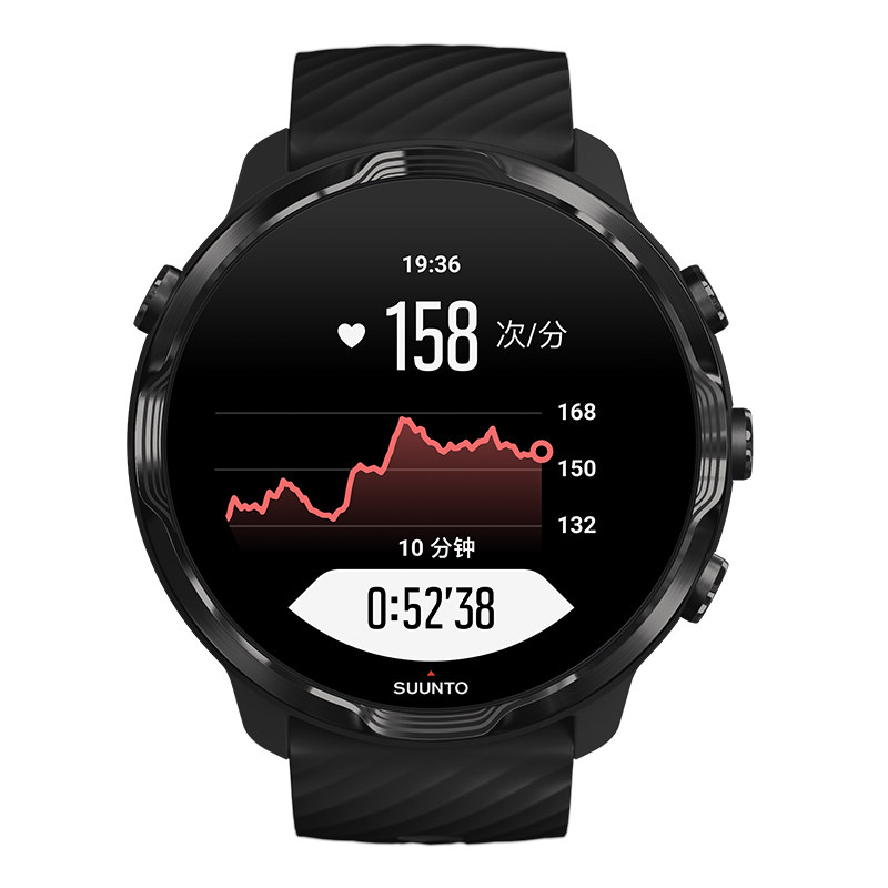 Songtuo 7SUUNTO Music Payment Heart Rate Sports Watch Pingto Multi-functional Outdoor Running Smart Watch GPS
