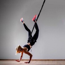 2D elastic belt air yoga vitality with Magic Band indoor yoga flying sky dance with air yoga bungee belt