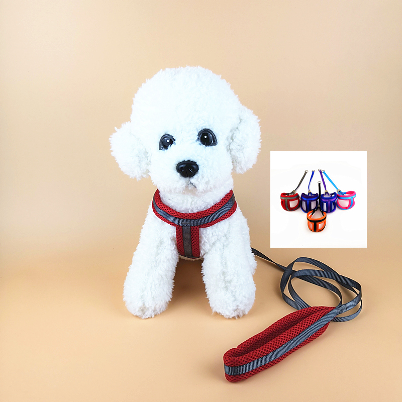 Pet cat I-shaped chest hug baby bag triangle chest dog traction rope vest type dog rope small dog medium dog