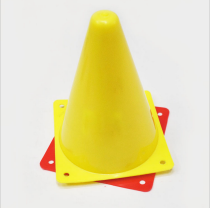 18cm football logo barrel logo cone sign barrel road sign roadblock training cone football training equipment