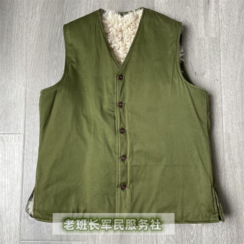 In Stock, Old-Fashioned 87 Sheepskin Vest for Men and Women, Winter Thickened and Warm, Middle-Aged and Elderly Sheepskin Fur Integrated Sleeveless Vest