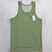 无袖体能训练服速干透气排汗跨栏背心吸汗男夏季绿色汗衫