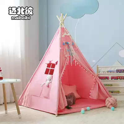 Maibei Children's Indian Tent Indoor Kids Toy House Princess Girl Baby Game House Reading Corner