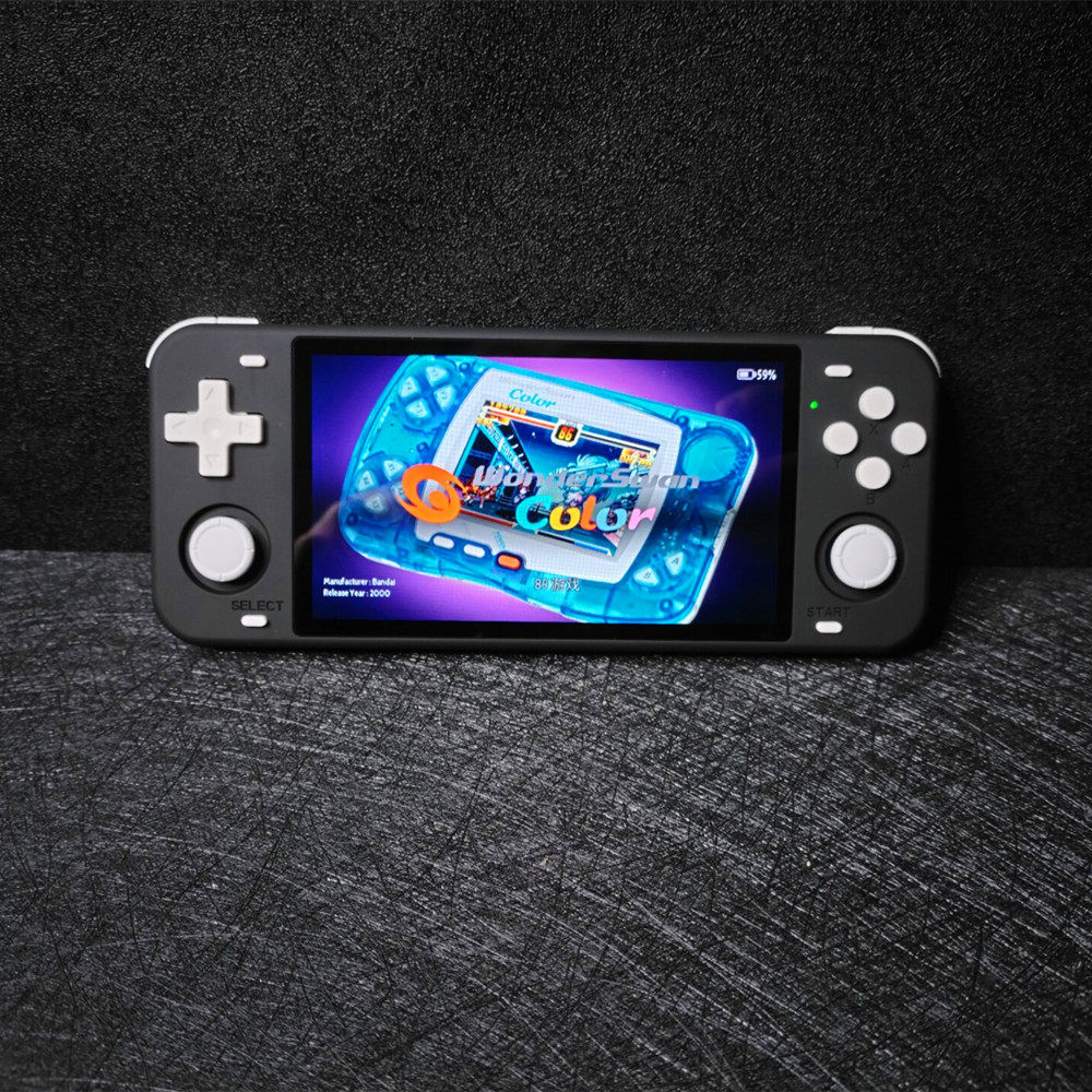 New system bully boy RGB10 MAX handheld console RK3326 open-source handheld 5 inch big screen electric play