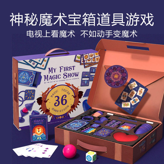 The Miraffe Mideer Elk Mysterious Magic Treasure Chest Prop Suit Children Puzzle Toy children to perform presents