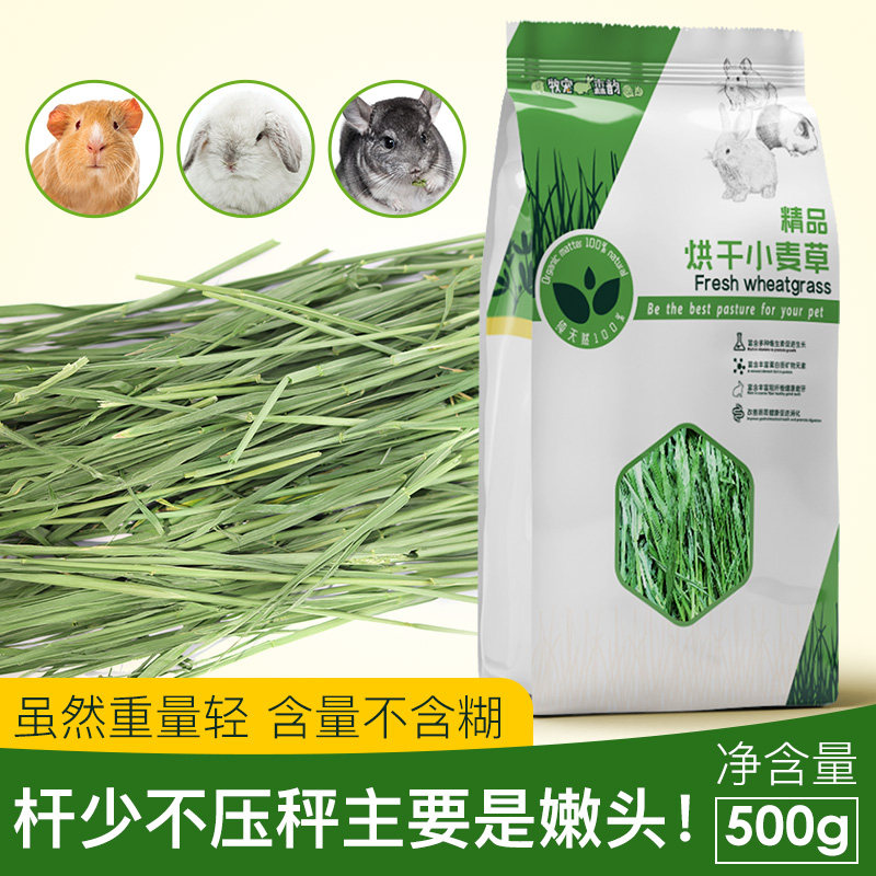 Fresh wheat grass rabbit guinea pig chinchilla Timothy alfalfa hay pasture main feed grain 500g