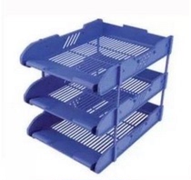 Shengxing file disk glue column multi-purpose fixed three-layer file holder file holder data frame bookshelf