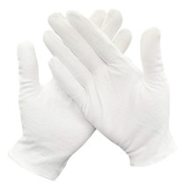 Pure cotton operating white gloves with thick gloves Lawless etiquette reception essay playing disc Everest 12 Double for a double price