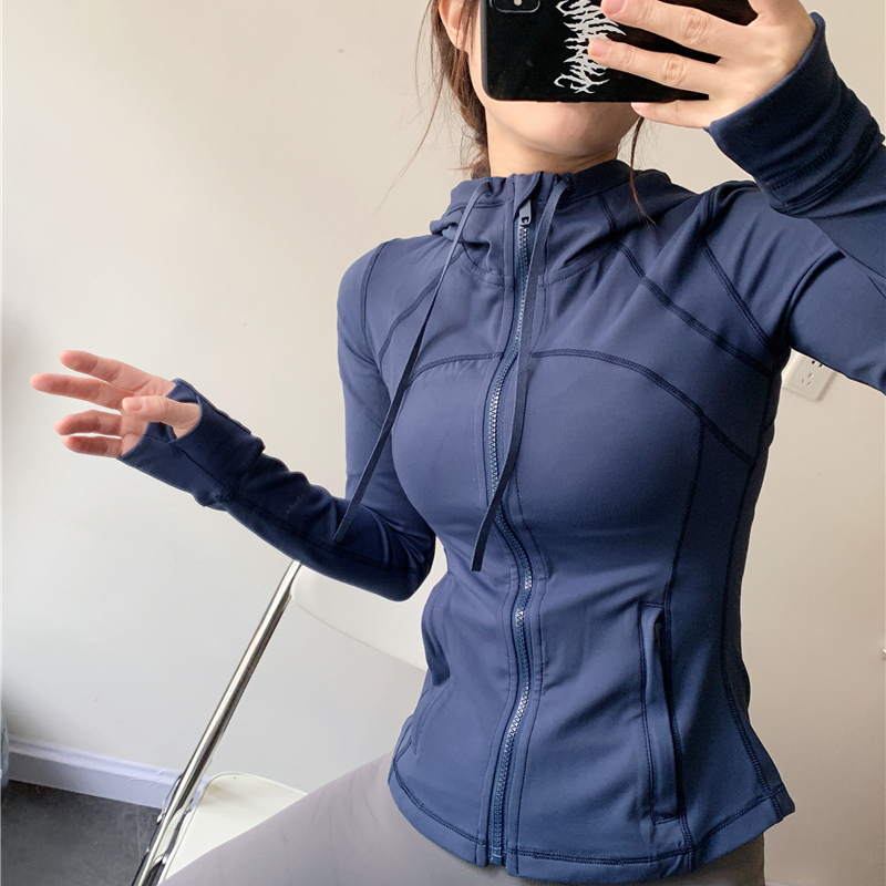 Lu Professional Slimming Yoga Jacket for Women, Define Running Sports Hoodie, Long-Sleeved Fitness Top That Enhances the Figure Lu Professional Slimming Yoga Jacket for Women, Define Running Sports Hoodie, Long-Sleeved Fitness Top That Enhances the Figure