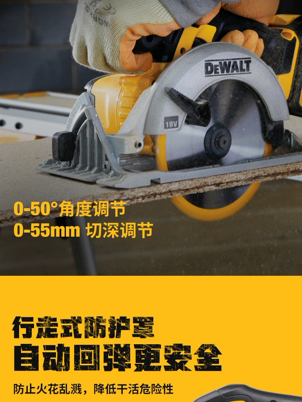 DEWALT Điện Cưa Lithium Điện Chế Biến Gỗ Cưa Nhỏ 6-inch Gỗ Di Động Cưa Điện Cắt DCS391 máy cắt nhôm tốt nhất máy cắt gỗ