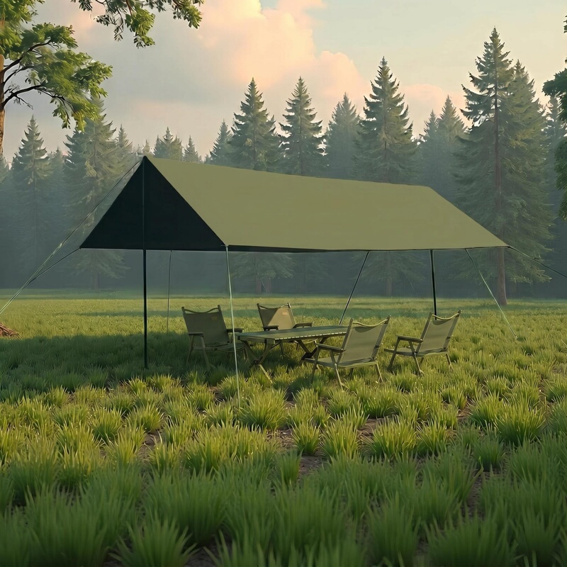 Vinyl Canopy Outdoor Camping Tent Rain Cover Sun Protection Uv Protection Vinyl Oxford Cloth Rainproof Beach Sunshade