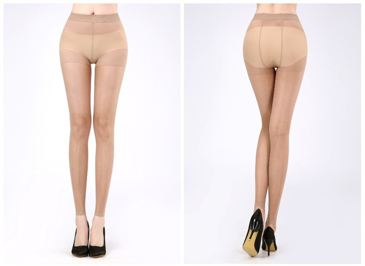 Vớ pantyhose nhung chống móc mùa xuân và mùa thu chín điểm xà cạp vớ nữ mùa hè phần mỏng 9 điểm đen