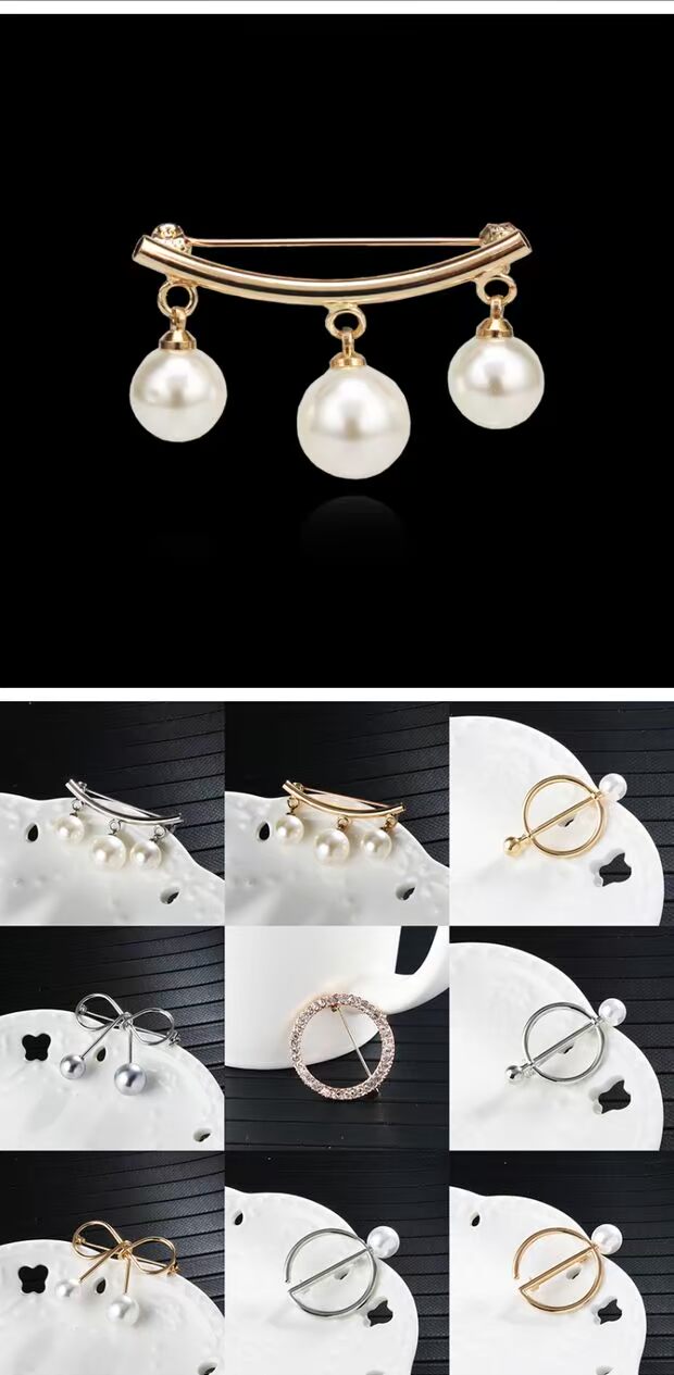 Joker brooch trâm cài pin Hàn Quốc pin phụ nữ thấp ngực chống ánh sáng mùa thu và mùa đông nhỏ áo choàng cardigan khóa - Trâm cài ghim cài áo ngọc trai