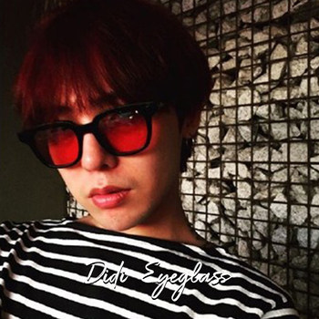 Korean G-Dragon Gd Style Retro Semi-Transparent Sunglasses for Men, Trendy Nightclub Party Sunglasses for Women