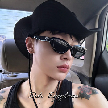 2025 New Retro Narrow-Frame Cat-Eye Gm Sunglasses for Men, High-End Photo-Taking, Anti-Uv Sunglasses for Women, Trendy