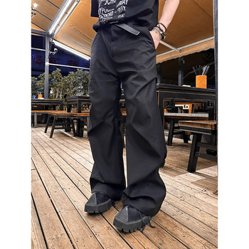 Necoyep straight pleated design trousers