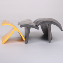 Yellow white photovoltaic waterproof rubber strip Cable groove cover seal strip Fill gap plug gap T-shaped seal strip