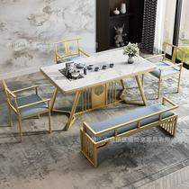 Modern slate coffee table simple new Chinese style Kung Fu tea table office tea table and chair combination automatic integrated tea table