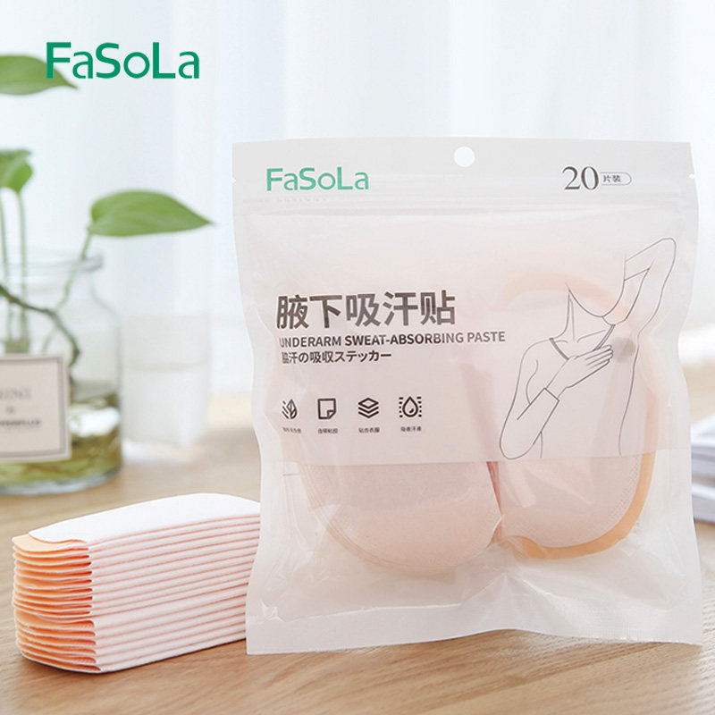 Japan Fasola disposable armpit sweat patch summer ultra-thin breathable armpit sweat patch deodorant antiperspirant pad