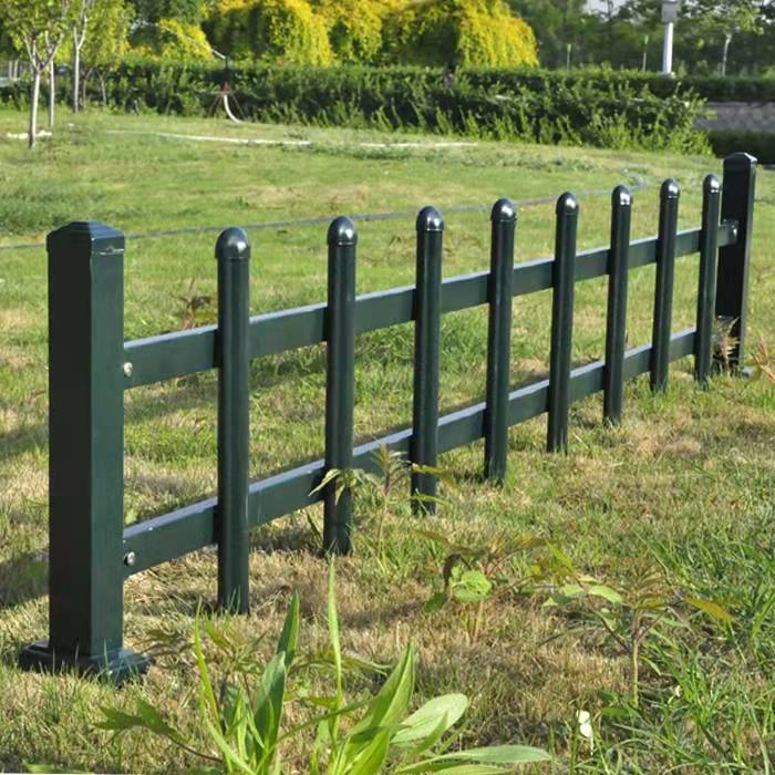 Outdoor green band fencer fencenfenced zinc steel isolation railing ink green custom manufacturer