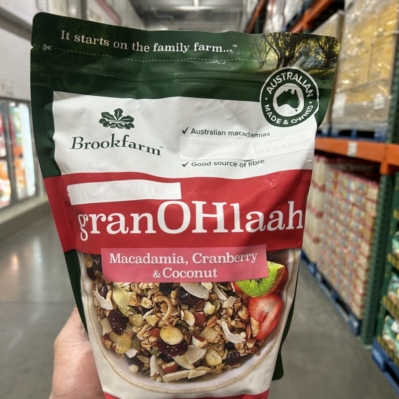 Costco Australian Brookfarm Assorted Fruit Nut Cereal 1.3kg in Stock 